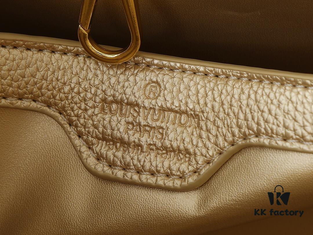 69305eb7f09edb6de4c50215 Guangzhou Stock - Upgraded Original M24583 M24584 M24585 Gold-Tone Crystal Flower Crown Capucines Handbag