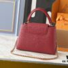 69305eb9f09edb6de4c50216 Guangzhou Stock Upgraded Original M24583 M24584 M24585 Gold-Tone Crystal Flower Crown Capucines Handbag