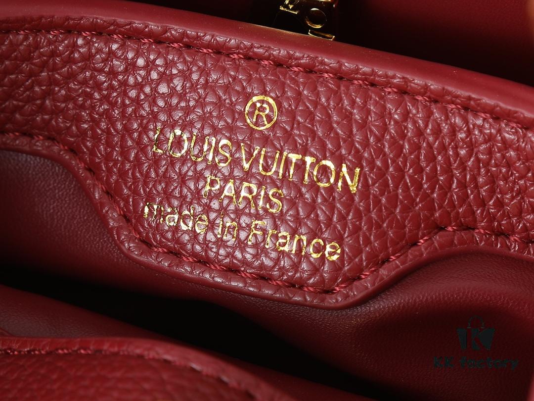 69305eb9f09edb6de4c5021a Guangzhou Stock Upgraded Original M24583 M24584 M24585 Golden Crystal Flower Crown Capucines Handbag