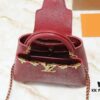 69305eb9f09edb6de4c5021c Guangzhou Stock Upgraded Original M24583 M24584 M24585 Golden Crystal Flower Crown Capucines Handbag