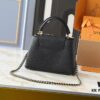 69305ec2f09edb6de4c5022a Guangzhou Stock Upgraded Original M24583 M24584 M24585 Gold-Tone Crystal Flower Crown Capucines Handbag