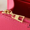 69305ee0f09edb6de4c5026d Upgraded Original M21590 M59090 Twist One Handle BB Handbag crafted from deeply dyed Taurillon leather, featuring a top single handle and the iconic LV Twist turn-lock flap closure. The contrast-color leather lining adds a fashionable touch, suitable for crossbody, shoulder, or handheld wear.