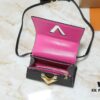 69305ee3f09edb6de4c50272 Upgraded Original M21590 M59090 Twist One Handle BB Bag Crafted from Deep-Dyed Taurillon Leather with Top Single Handle and Iconic LV Twist Lock Flap, Contrasting Leather Lining Adds a Touch of Fashion, Ideal for Crossbody, Shoulder, or Hand Carry