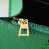 69305ee6f09edb6de4c5027c Upgraded Original M21590 M59090 Twist One Handle BB Handbag crafted from deeply dyed Taurillon leather, featuring a top single handle and the iconic LV Twist turn-lock flap closure. The contrast-color leather lining adds a trendy touch, ideal for crossbody, shoulder, or handheld wear.
