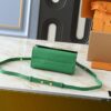 69305ee6f09edb6de4c5027e Upgraded Original M21590 M59090 Twist One Handle BB Handbag crafted from deeply dyed Taurillon leather, featuring a top single handle and the iconic LV Twist turn-lock flap closure. The contrast-color leather lining adds a trendy touch, ideal for crossbody, shoulder, or handheld wear.