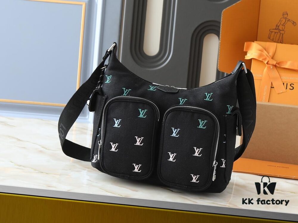 69305f18f09edb6de4c502d1 Upgraded Original M13938 Embroidered Black M14778 Pressed Black, M12697 Full Leather Khaki Monogram Bag