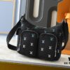 69305f18f09edb6de4c502d1 Upgraded Original M13938 Embroidered Black M14778 Pressed Black, M12697 Full Leather Khaki Monogram Bag