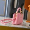 Mini Capucines Bag with Refined Monogram Flower on Handle