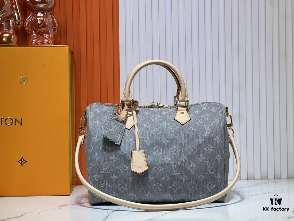 69305f23f09edb6de4c502eb Grey Denim Blue Denim M13344 M40391 Denim Collection Louis Vuitton