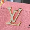 Mini Capucines Bag with Refined Monogram Flower on Handle