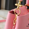 Mini Capucines Bag with Refined Monogram Flower on Handle