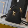 Mini Capucines Bag with Refined Monogram Flower on Handle
