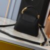 Mini Capucines Bag with Refined Monogram Flower on Handle