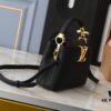 Mini Capucines Bag with Refined Monogram Flower on Handle