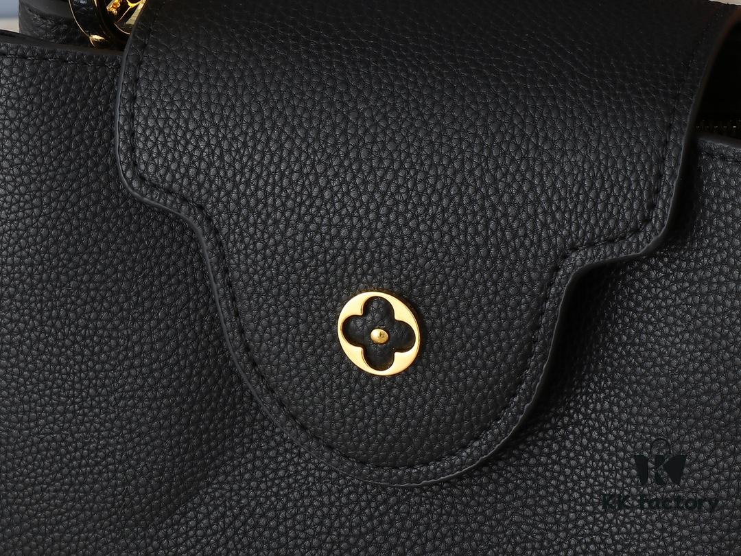 69305f2df09edb6de4c502ff Mini Capucines Bag with Refined Monogram Flower on Handle
