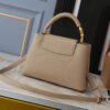 Mini Capucines Bag with Refined Monogram Flower on Handles