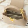 Mini Capucines Bag with Refined Monogram Flower on Handles