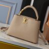 Mini Capucines Bag with Refined Monogram Flower on Handles