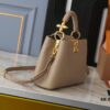 Mini Capucines Bag with Refined Monogram Flower on Handles