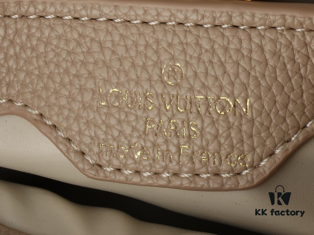 Mini Capucines Bag with Refined Monogram Flower on Handles