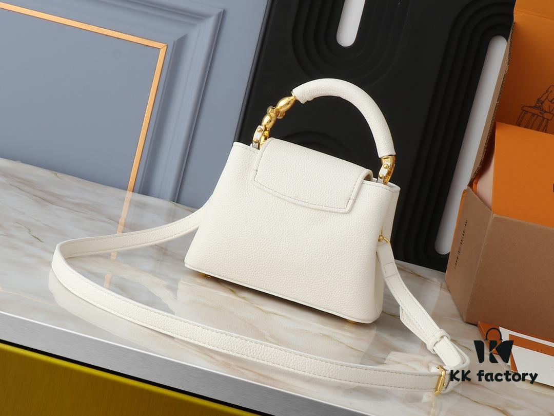 Mini Capucines Bag with Monogram Flower Handles