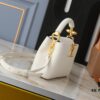 Mini Capucines Bag with Monogram Flower Handles