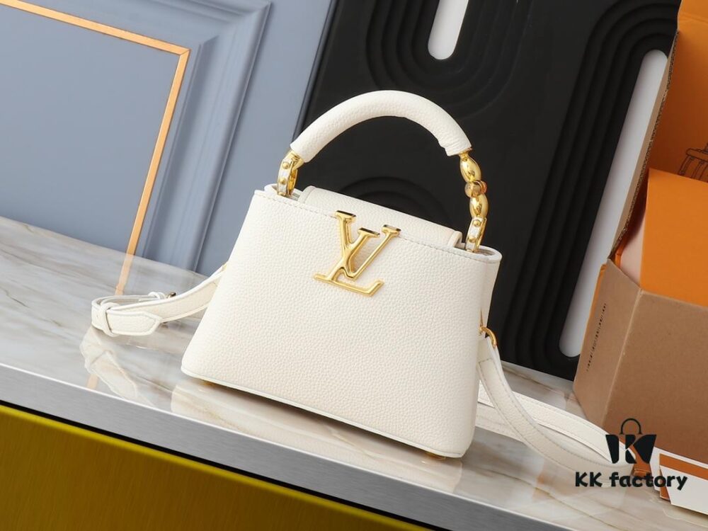 Mini Capucines Bag with Monogram Flower Handles