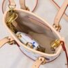 69305f4bf09edb6de4c5034b M81489 M13619 LV Longshang Village White Tricolor Upgrade Nano Bucket Bag from Match Series