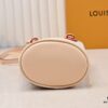 69305f4bf09edb6de4c5034e M81489 M13619 LV Longshang Village White Tricolor Upgrade Nano Bucket Bag from Match Series