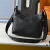 69305f4cf09edb6de4c50350 Upgraded Original M12697 Full Leather Khaki Monogram Bag with Fabric Pattern, Classic Canvas with Wide Adjustable Strap
