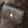 69305f50f09edb6de4c5035d Upgraded Original M12697 Full Leather Khaki Monogram Bag with Floral Fabric, Classic Canvas with Wide Adjustable Strap