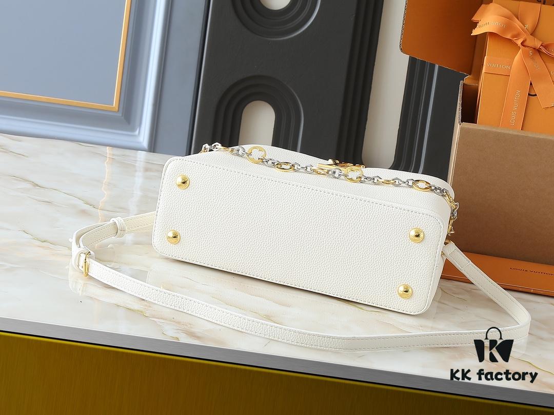 69305f59f09edb6de4c50374 Upgraded Original Version M12935 M12936 M12937 M12938 Capucines Medium Handbag from Chain On You Collection