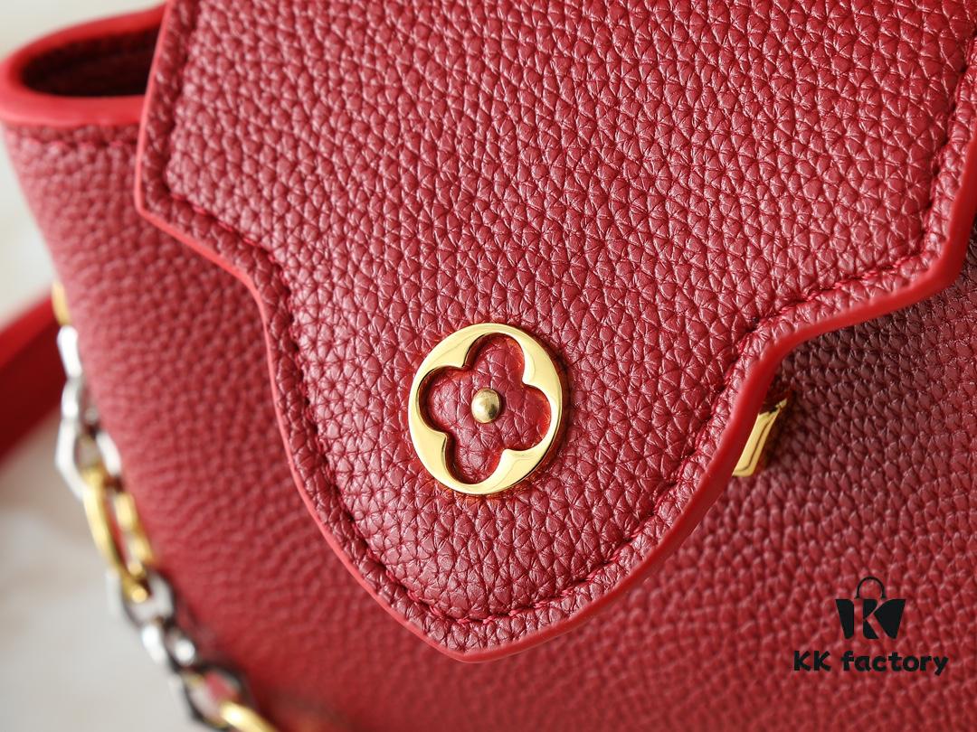 69305f5ff09edb6de4c50380 Upgraded Original M12935 M12936 M12937 M12938 Capucines Mini Bag from Capucines Chain On You Collection