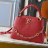 69305f64f09edb6de4c5038c Upgraded Original Version M12935 M12936 M12937 M12938 Capucines Medium Handbag from Chain On You Collection