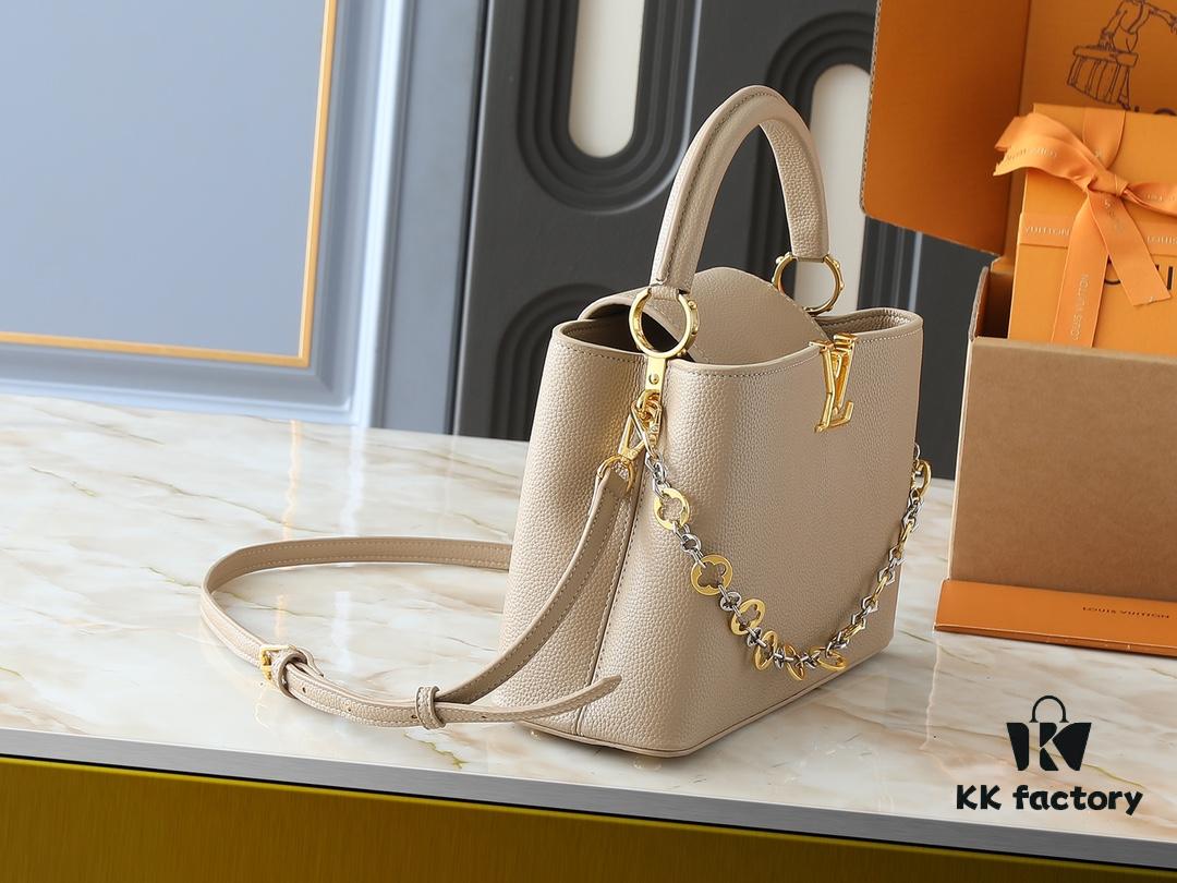 69305f6ff09edb6de4c503a8 Upgraded Original Version M12935 M12936 M12937 M12938 Capucines Medium Handbag from Chain On You Collection