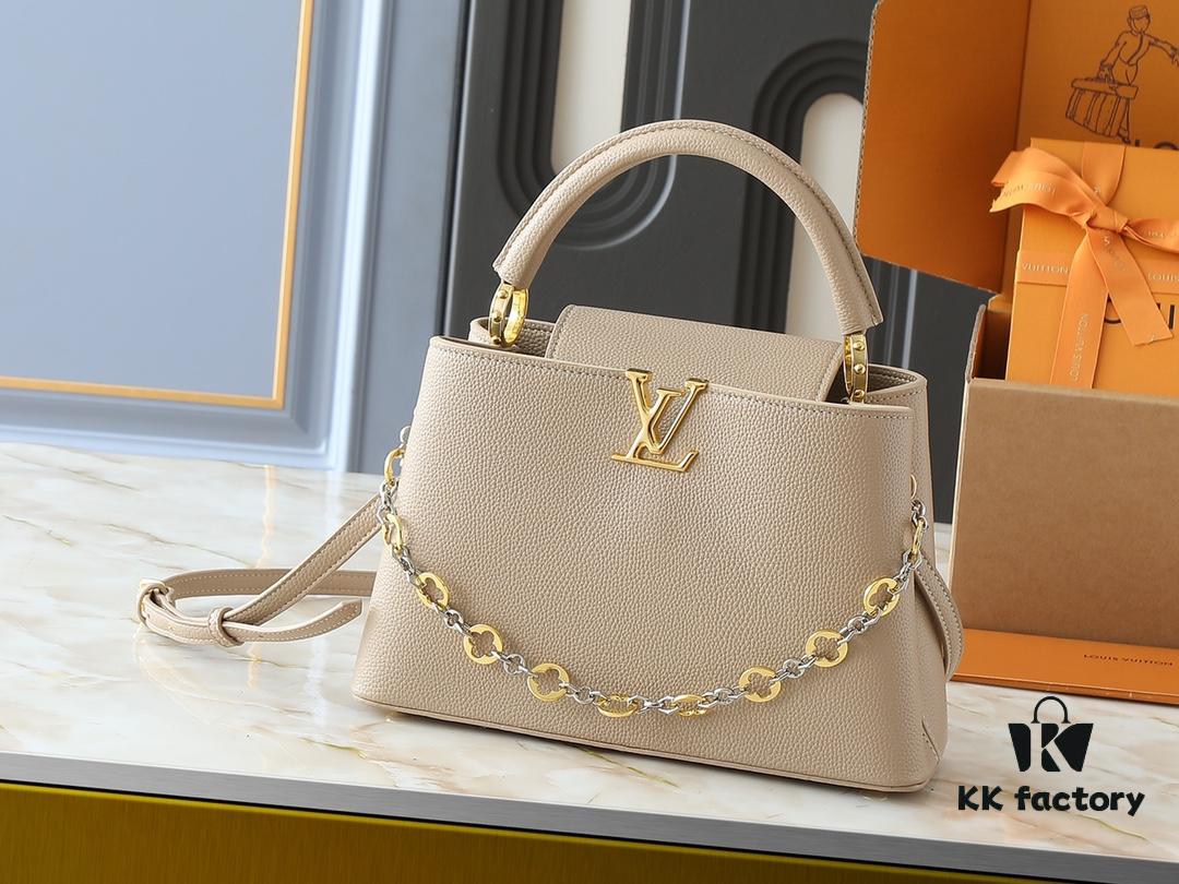 69305f70f09edb6de4c503a9 Upgraded Original Version M12935 M12936 M12937 M12938 Capucines Medium Handbag from Chain On You Collection