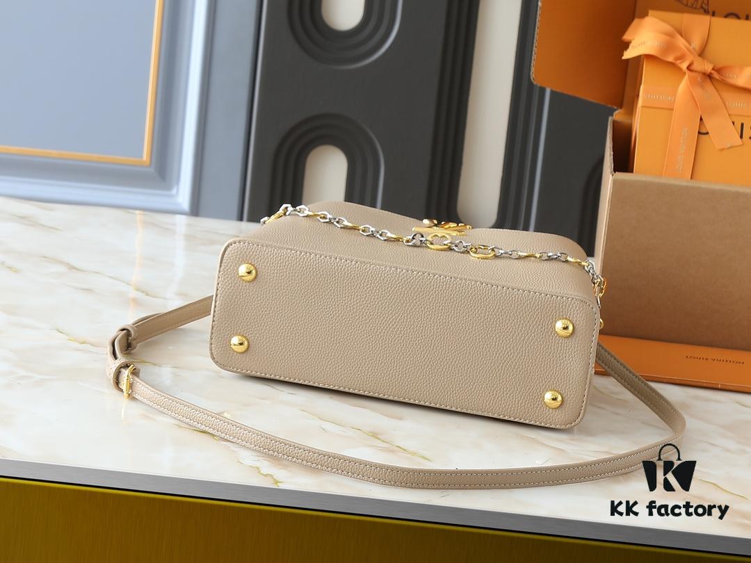 69305f71f09edb6de4c503ab Upgraded Original Version M12935 M12936 M12937 M12938 Capucines Medium Handbag from Chain On You Collection