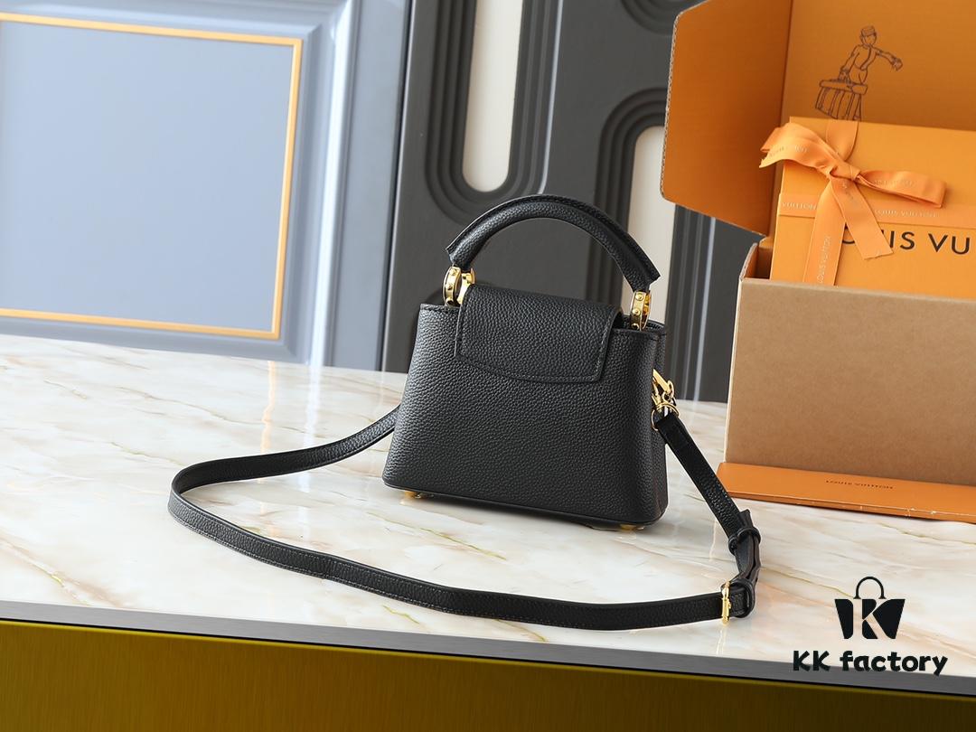 69305f73f09edb6de4c503b1 Guangzhou Stock Upgraded Original M12935 M12936 M12937 M12938 Capucines Mini Bag from the Capucines Chain On You Collection