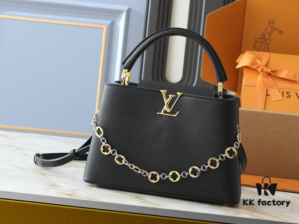 69305f7af09edb6de4c503c2 Guangzhou Stock Upgraded Original M12935 M12936 M12937 M12938 Capucines Medium Handbag from Chain On You Collection