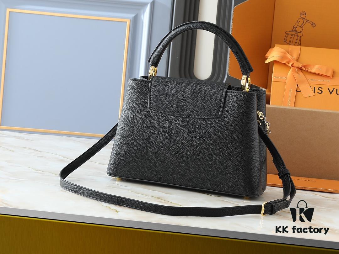 69305f7bf09edb6de4c503c3 Guangzhou Stock Upgraded Original M12935 M12936 M12937 M12938 Capucines Medium Handbag from Chain On You Collection