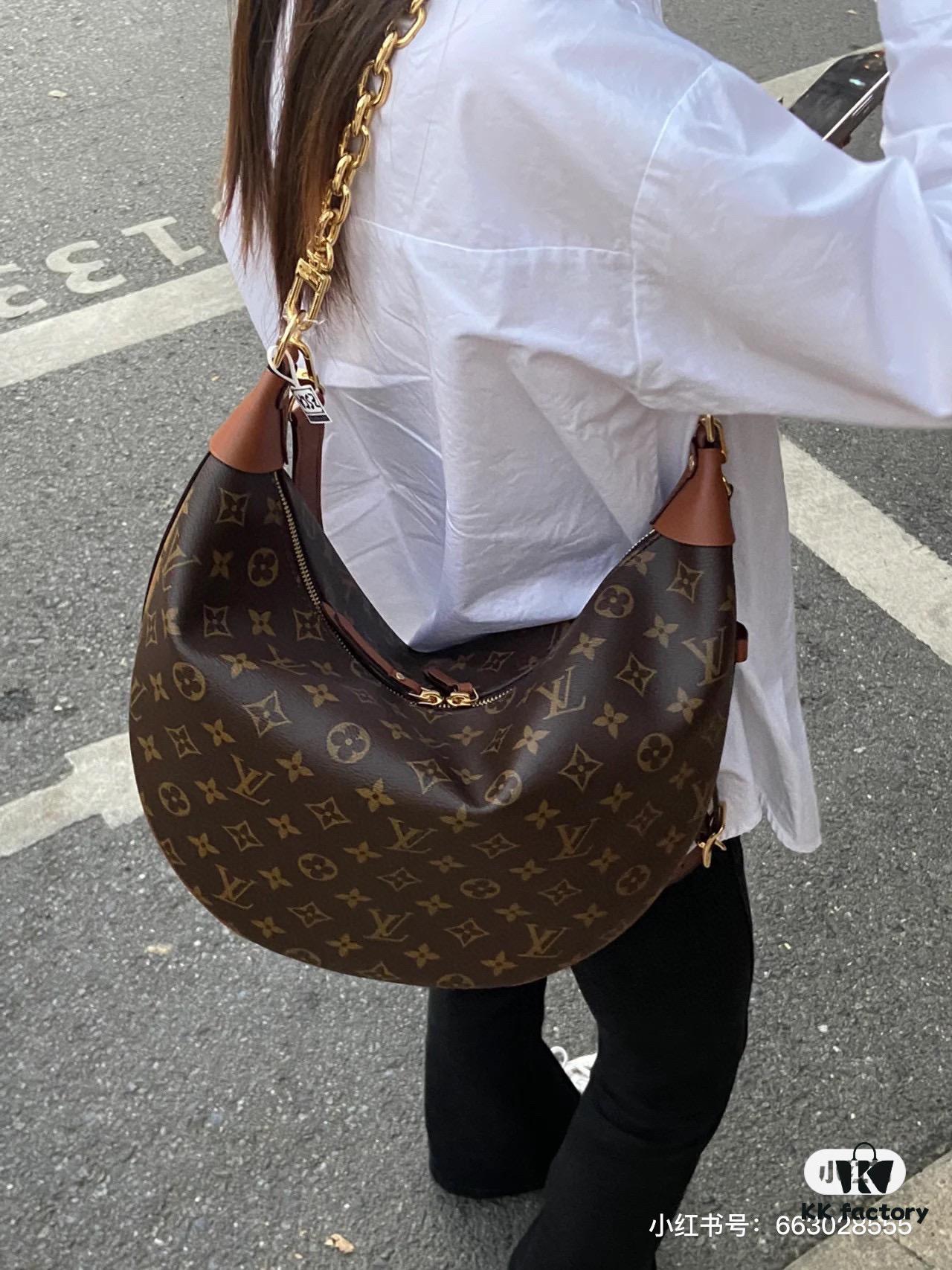 69305f9bf09edb6de4c50406 Upgraded Version ⬇️ M46311 Large Moon Bag, Classic Monogram with Yellow Flowers, LV Marel Vintage Handbag