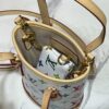 69305fcff09edb6de4c50464 M81489 M13619 Lv➰ Longshang Village White Tricolor Upgrade Nano Bucket Bag