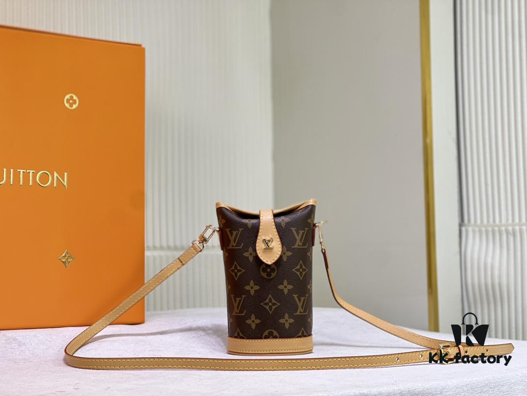 69305ffff09edb6de4c504af Quality Upgrade 🔥 Exclusive Real Shot M80874 Vintage Mini Ice Cream Cone Bag 2022 Latest Fold Me Mini with Magnetic Clasp Design, Incorporating LV Hardware Elements, Compact and Exquisite Unisex Leather Bag