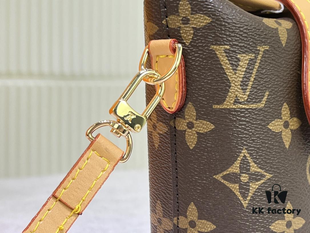 69306001f09edb6de4c504b4 Quality Upgrade 🔥 Exclusive Real Shot M80874 Vintage Mini Ice Cream Cone Bag 2022 Latest Fold Me Mini with Magnetic Clasp Design, Incorporating LV Hardware Elements, Compact and Exquisite Unisex Leather Bag