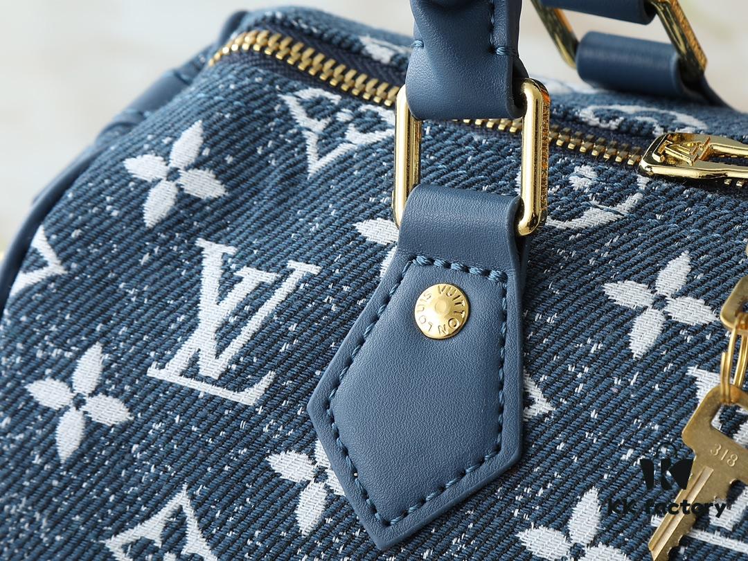 69306014f09edb6de4c504d6 Upgraded Original M46736 M59273 M58947 M21464 M59609 Speedy Bandoulière 25 Handbag, Strikingly Reintroduced in the 2021 Fall Wild at Heart Capsule Collection, Featuring Oversized LV Letter Embossing on Monogram Empreinte Leather, with a Detachable Shoulder Strap Offering Crossbody Wear