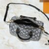 6930601bf09edb6de4c504e5 Upgraded Original M46736 M59273 M58947 M21464 M59609 Speedy Bandoulière 25 Handbag, Striking Reappearance in the 2021 Fall Wild at Heart Capsule Collection, Featuring Oversized LV Embossing on Monogram Empreinte Leather, with Detachable Shoulder Strap for Crossbody Wear