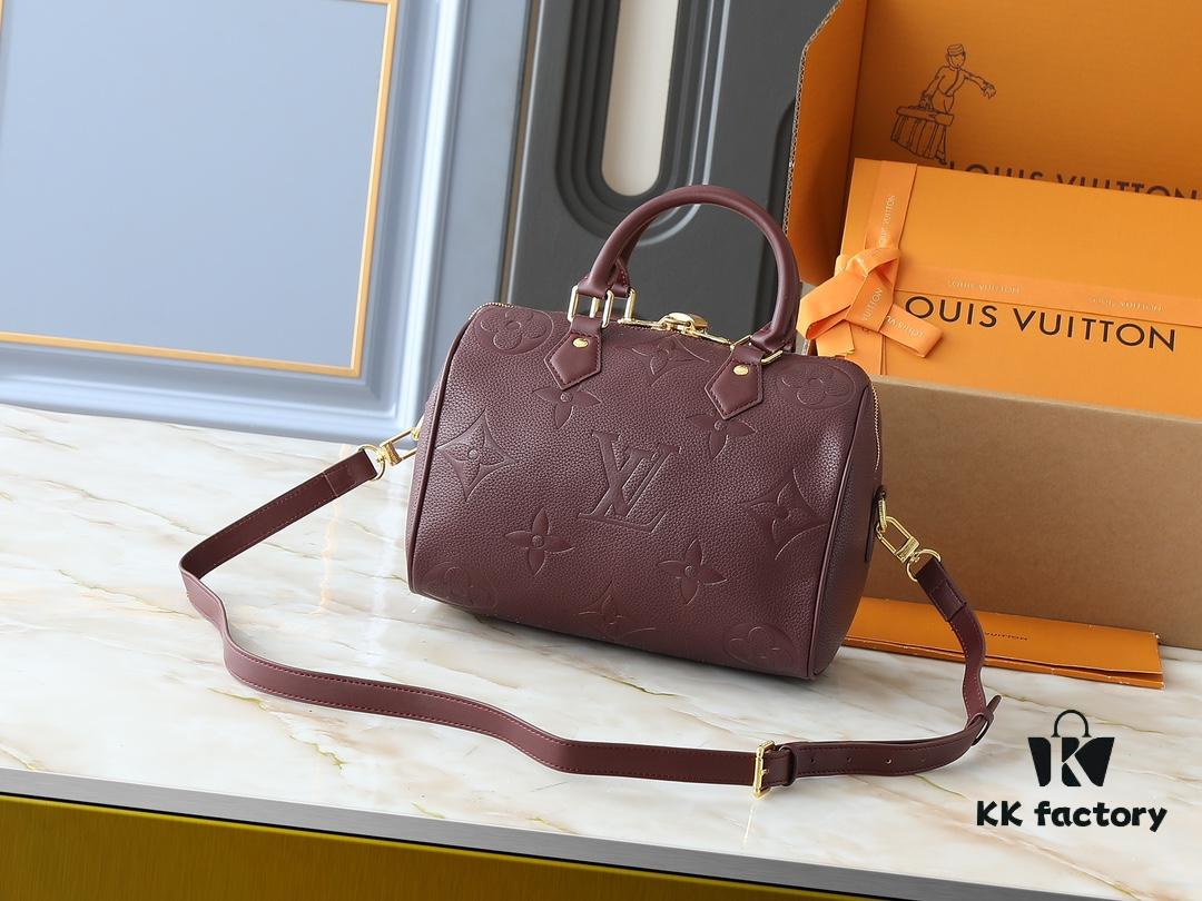 69306023f09edb6de4c504f9 Upgraded Original M46736 M59273 M58947 M21464 M59609 Speedy Bandoulière 25 Handbag Reimagined in the 2021 Fall Wild at Heart Capsule Collection, Featuring Oversized LV Embossing on Monogram Empreinte Leather, with Detachable Strap for Crossbody Wear