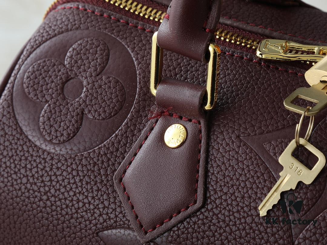 69306024f09edb6de4c504fb Upgraded Original M46736 M59273 M58947 M21464 M59609 Speedy Bandoulière 25 Handbag Reimagined in the 2021 Fall Wild at Heart Capsule Collection, Featuring Oversized LV Embossing on Monogram Empreinte Leather, with Detachable Strap for Crossbody Wear