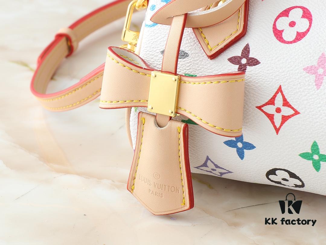 69306030f09edb6de4c50513 Upgraded Original M13391 M13406 M81085 LV x Murakami Takashi Co-Branded Nano Speedy Handbag