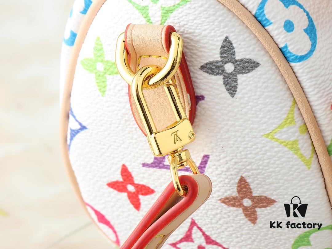 69306037f09edb6de4c5051c Upgraded Original M13391 M13406 M81085 LV x Murakami Takashi Co-Branded Nano Speedy Handbag